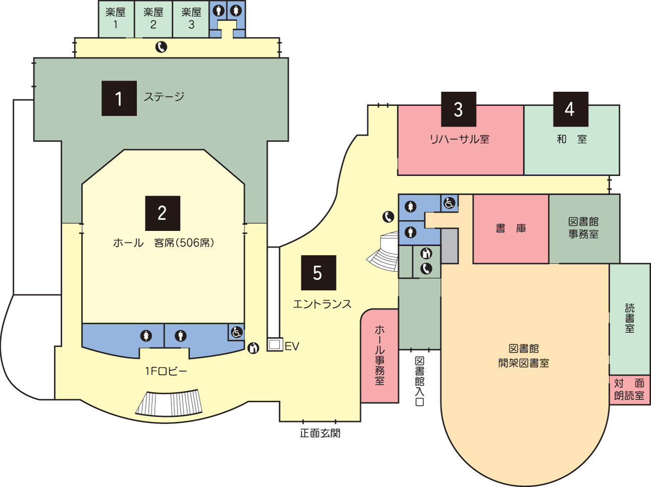 1階フロアマップ