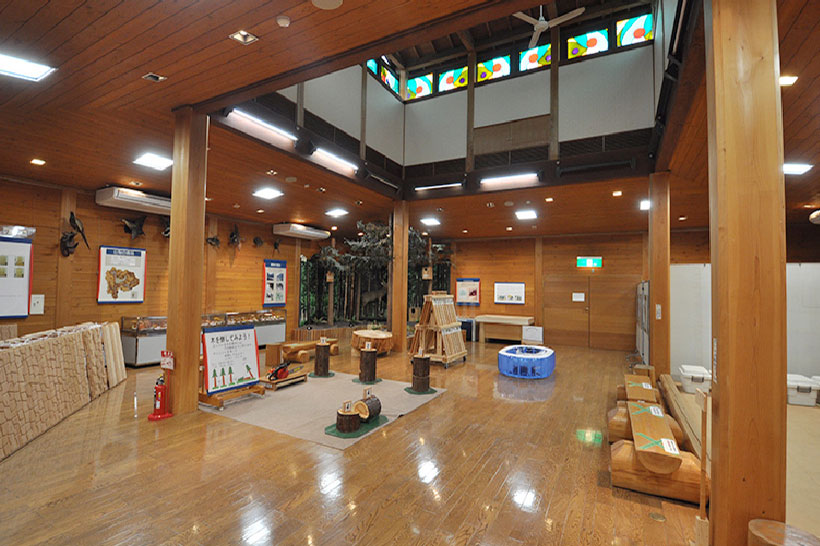 展示室のパネル展示