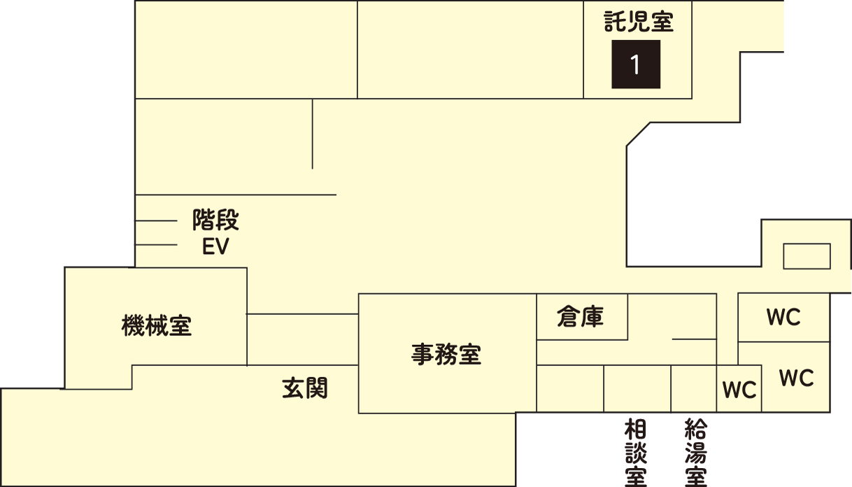 教育プラザ都留1階フロアマップ