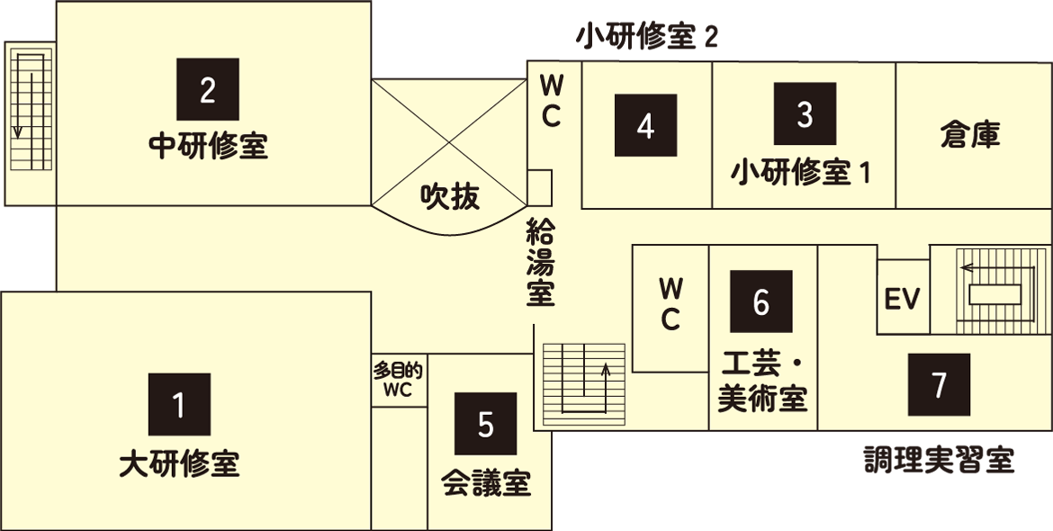 2階フロアマップ